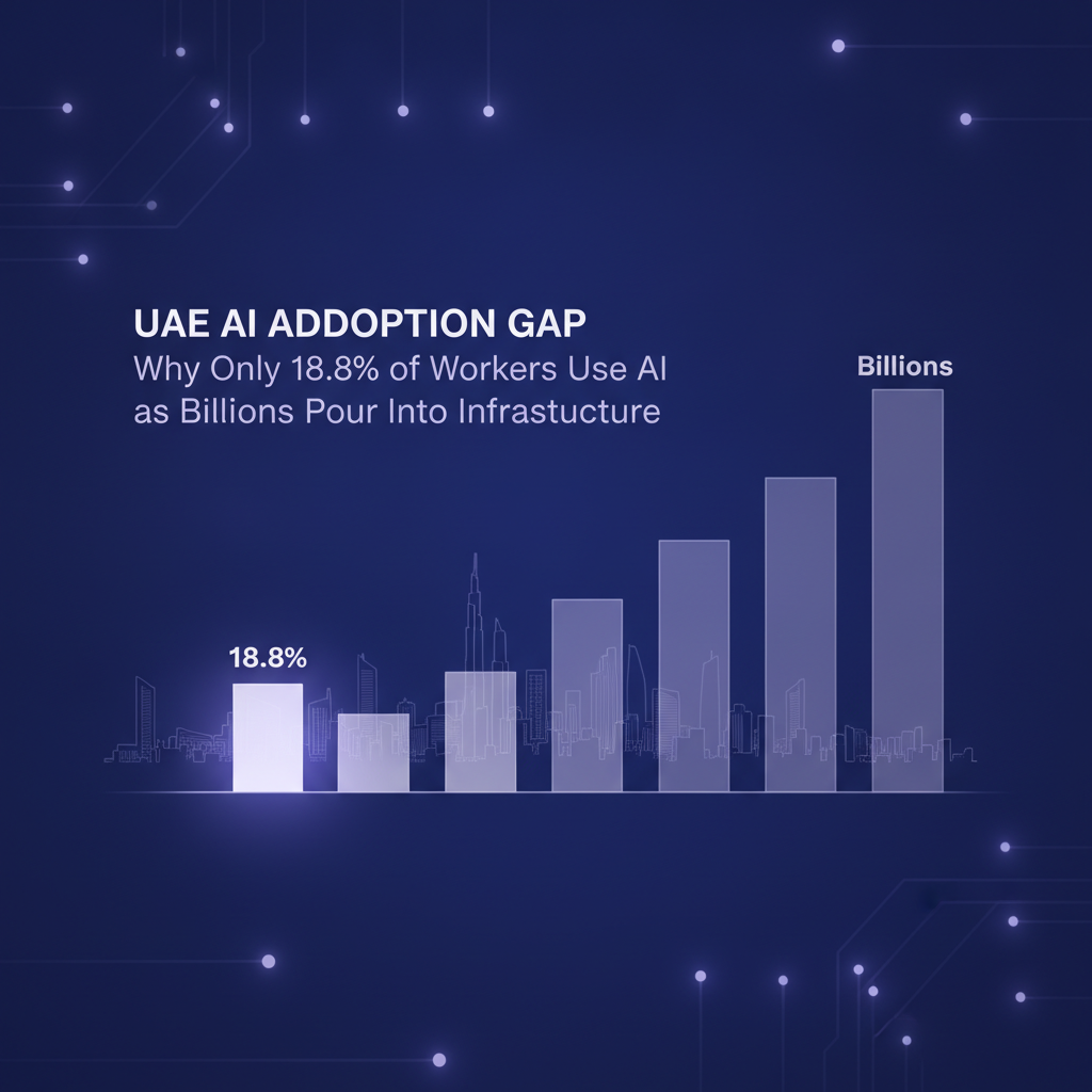 UAE AI Adoption Gap: Why Only 18.8% of Workers Use AI as Billions Pour Into Infrastructure